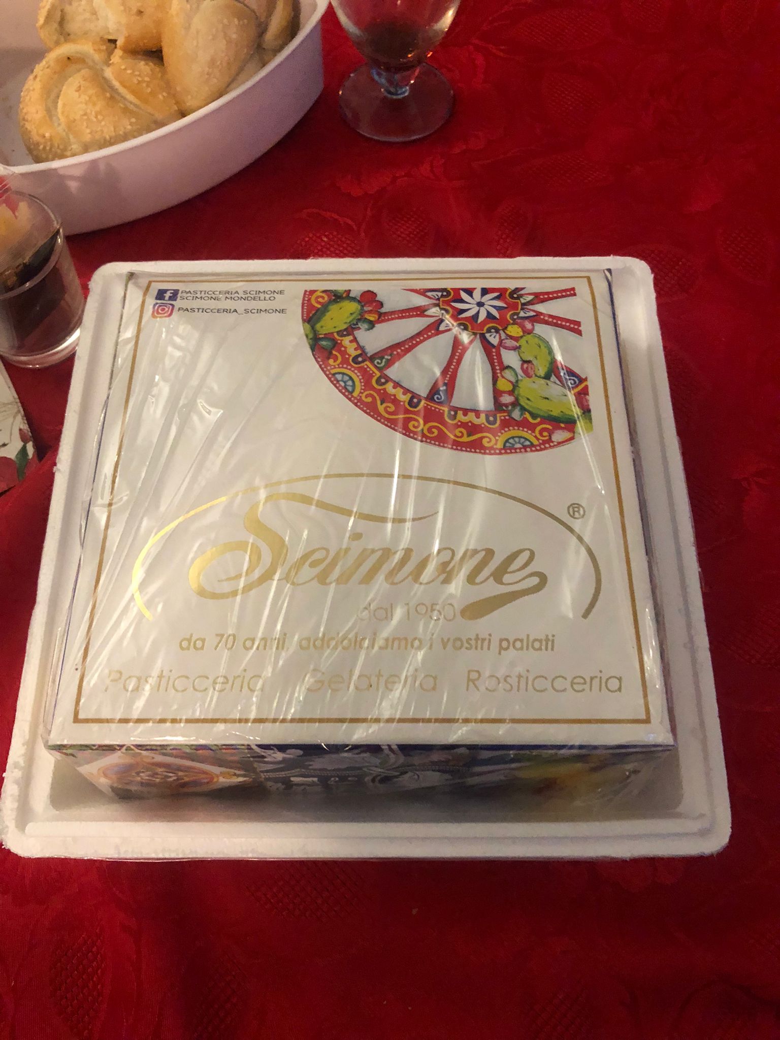 Fotos unboxing – «La quadrata», la cassata siciliana de Scimone