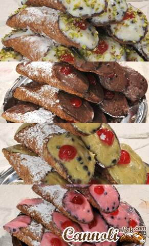 Des cannoli de tous les parfums !